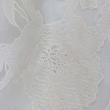 White Organza Dress Nawao.com