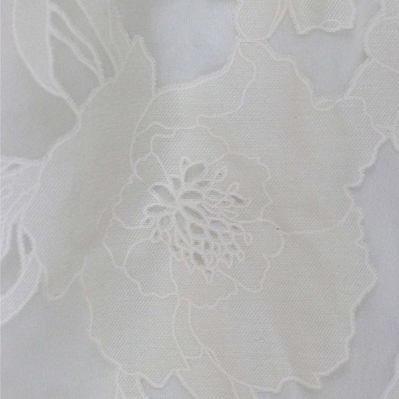 White Organza Dress Nawao.com