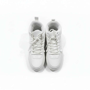 White Overlayed High Top White Nawao.com