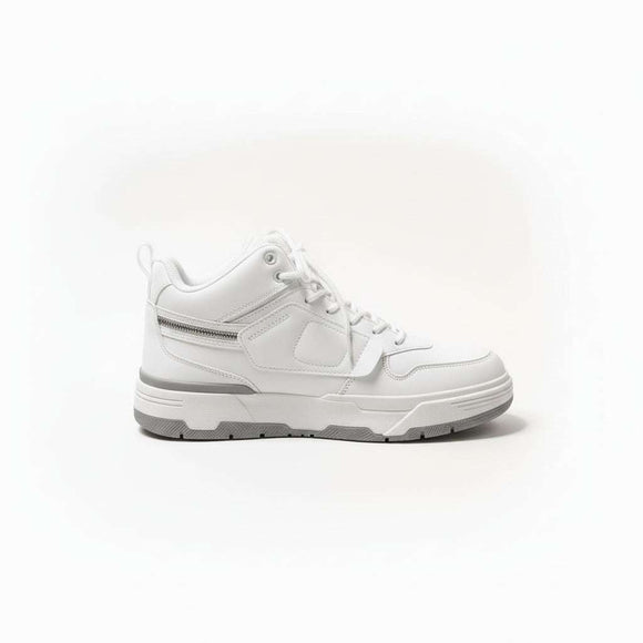White Overlayed High Top White Nawao.com