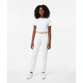 White Pants With Belt Nawao.com