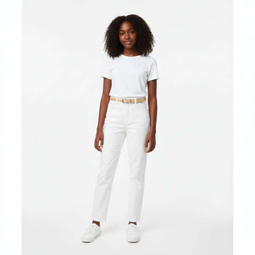 White Pants With Belt Nawao.com