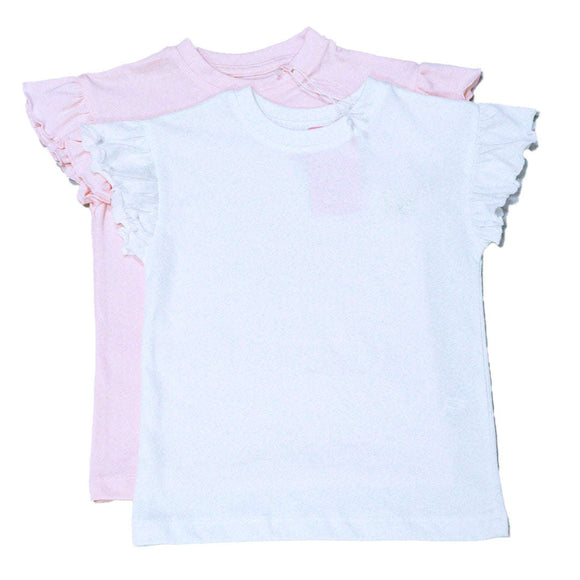 White/Pink 2 Pack Tshirts Assorted Nawao.com