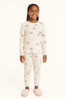 White Pink L S Pajama Sets Assorted Nawao.com