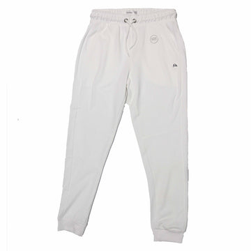 White Pique Active Pants White Nawao.com