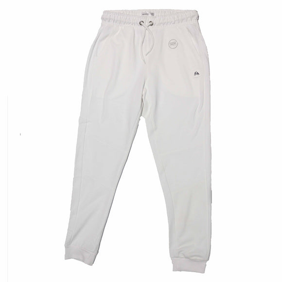 White Pique Active Pants White Nawao.com