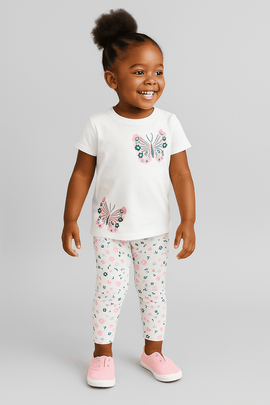 White Placement Print S S Pj Sets White Nawao.com