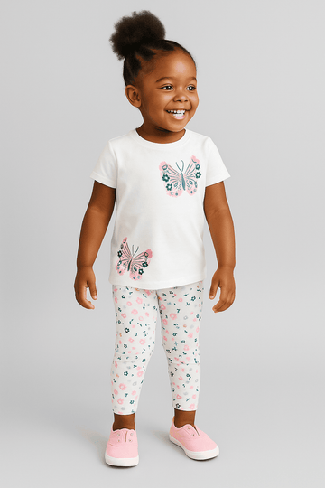 White Placement Print S S Pj Sets White Nawao.com