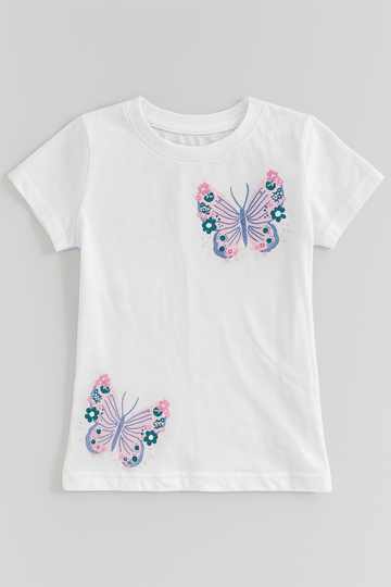 White Placement Print S S Pj Sets White Nawao.com