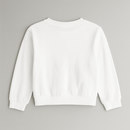 White Placement Print Sweatshirts Nawao.com
