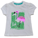 White Placement Print T Shirt White Nawao.com
