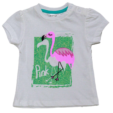 White Placement Print T Shirt White Nawao.com