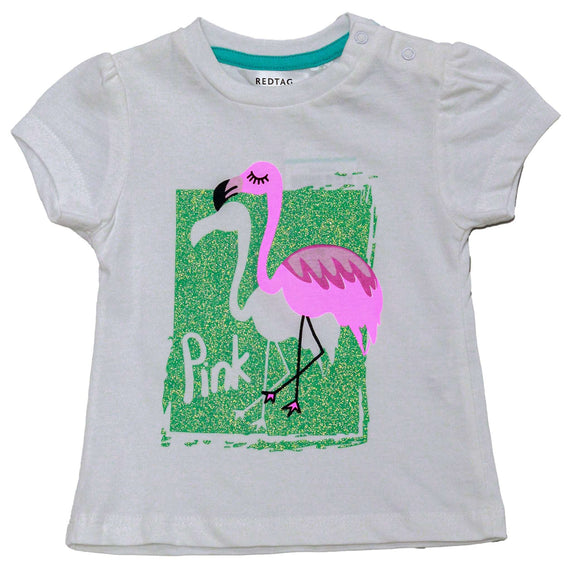 White Placement Print T Shirt White Nawao.com