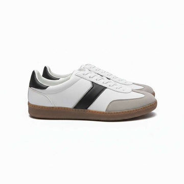 White Plain Sneakers White Nawao.com