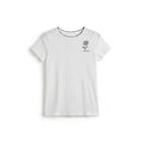 White Pointelle Top White Nawao.com