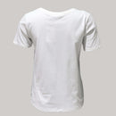 White Print T-Shirt Nawao.com