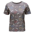 White Print T-Shirt Nawao.com
