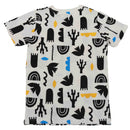 White Print Tshirt Nawao.com