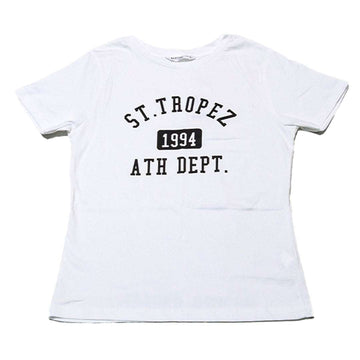 White Print Tshirt Nawao.com