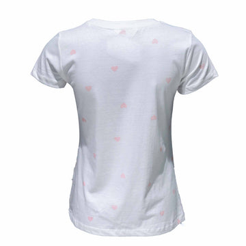 White Printed T-Shirt Nawao.com