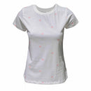 White Printed T-Shirt Nawao.com