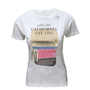 White Printed T Shirt Nawao.com