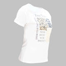 White Printed T-Shirt Nawao.com