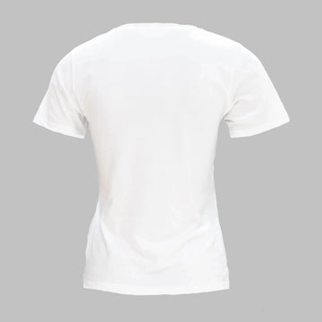 White Printed T-Shirt Nawao.com