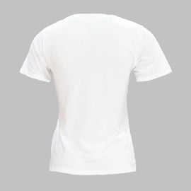 White Printed T Shirt Nawao.com