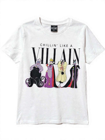 White Printed T Shirt Nawao.com