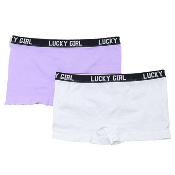 White Purple 2Pcs Boxer Brief Assorted Nawao.com