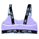 White Purple Padded 2Pcs Pack Bra Assorted Nawao.com