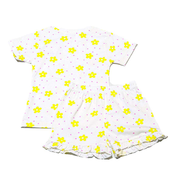 White Pyjama Short Set Nawao.com