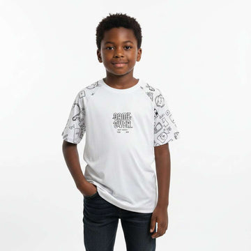 White Rash Guard T Shirt White Nawao.com