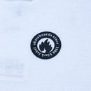 White Regular Collar Zipneck Polo Nawao.com
