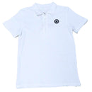 White Regular Collar Zipneck Polo Nawao.com