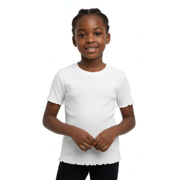 White Rib Tee White Nawao.com