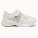White Rubber Overlayed Trainer Nawao.com