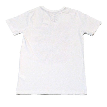 White Short Sleeve Graphic Tshirt Nawao.com
