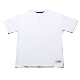 White Short Sleeve Oversize Tshirt Nawao.com
