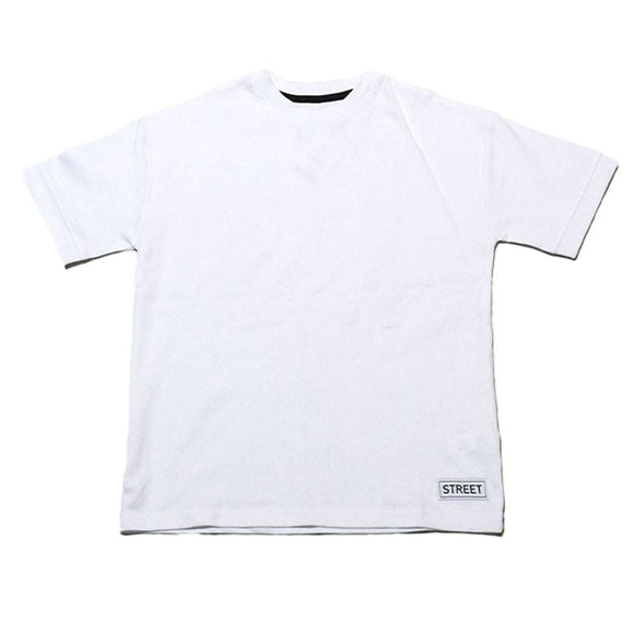 White Short Sleeve Oversize Tshirt Nawao.com
