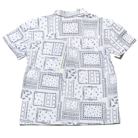 White Short Sleeve Oversized Shirt Nawao.com