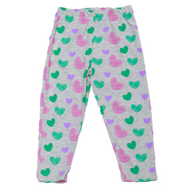 White Short Sleeve Placement Print Pj Sets White Nawao.com