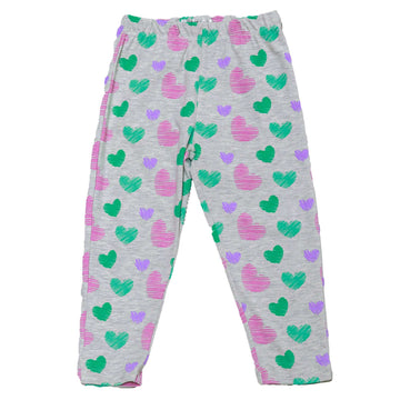 White Short Sleeve Placement Print Pj Sets White Nawao.com