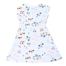 White Single Jersey Dress Nawao.com
