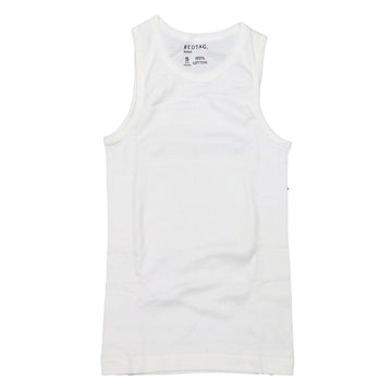 White Sleeveless Vest Nawao.com