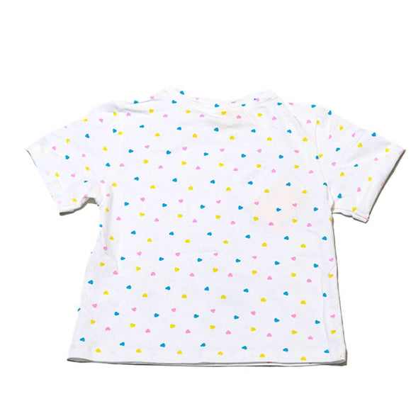 White Snoopy Placement Print TShirt Nawao.com