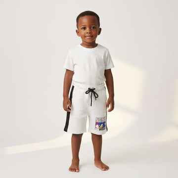 White Sonic Shorts White Nawao.com