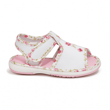 White Sounded Outsole Sandal Nawao.com