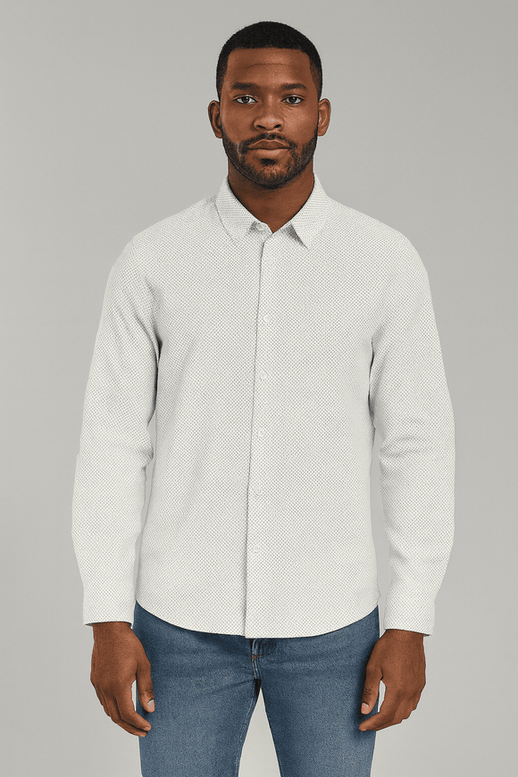 White Stand Up Pack Shirt White Nawao.com